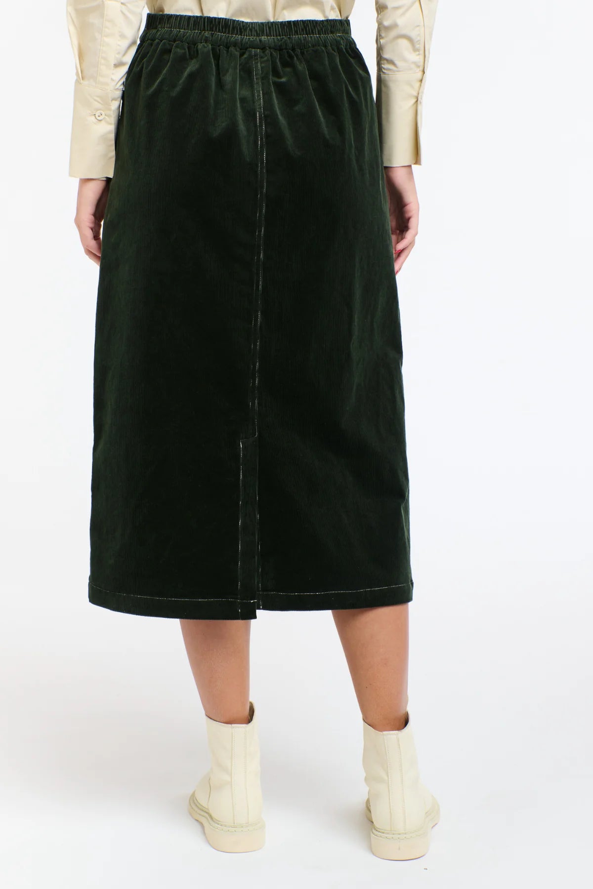 365 DAYS | Bonnie Cord Skirt- Hunter Green