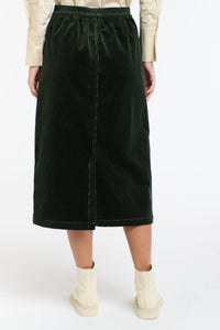 365 DAYS | Bonnie Cord Skirt- Hunter Green