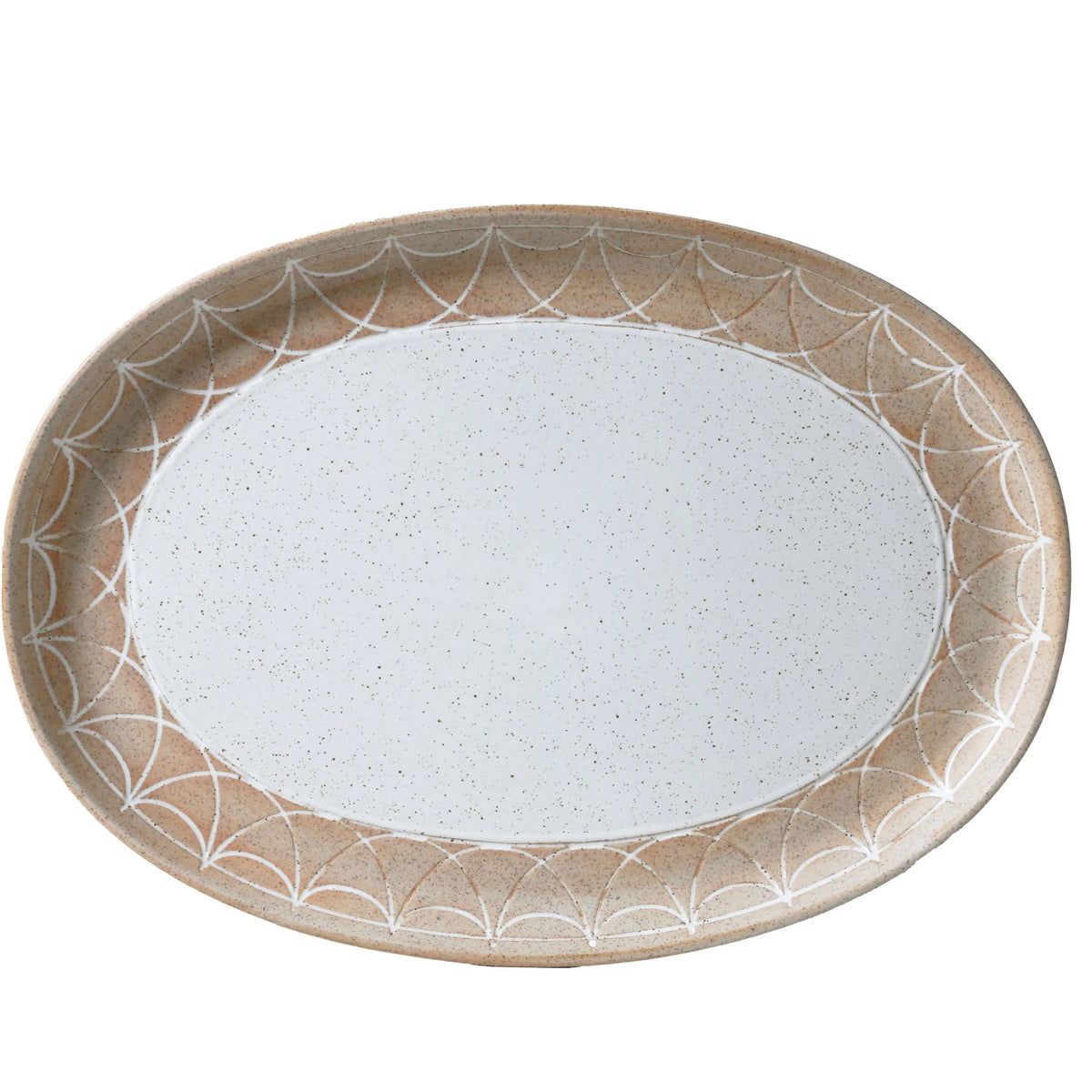 Robert Gordon | Oval Platter w Etching - Natural Entertainer