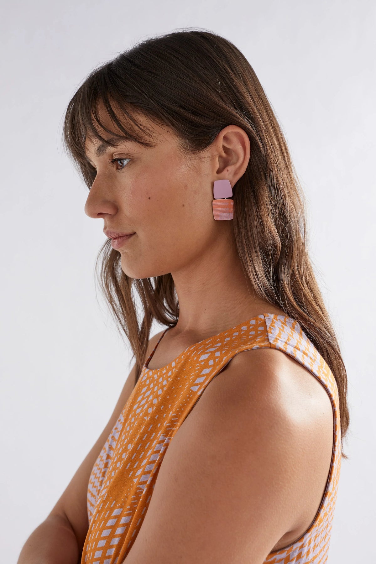 ELK | Maika Earrings - Citrus Cross-Stitch