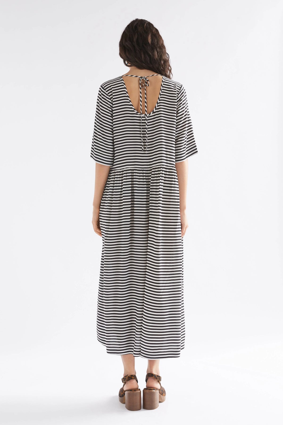 ELK | Dea Dress - Black + White Stripe