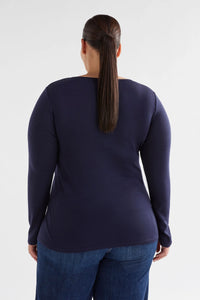 ELK | Merino Long Sleeve Top - Bright Navy