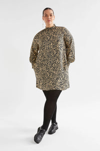 ELK | Veda Dress - Beige Sinda Print