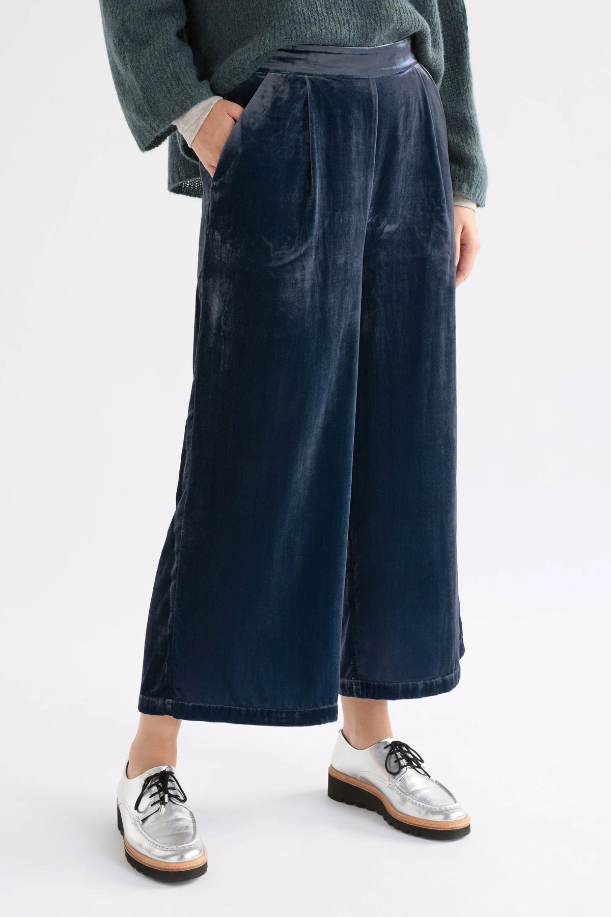 ELK | Suuri Wide Leg Pant - Blue Steel
