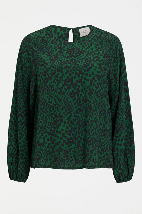 ELK | Muraa Top - Green Sinda Print