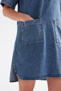 ELK | Rittra Denim Dress - Chambray Blue