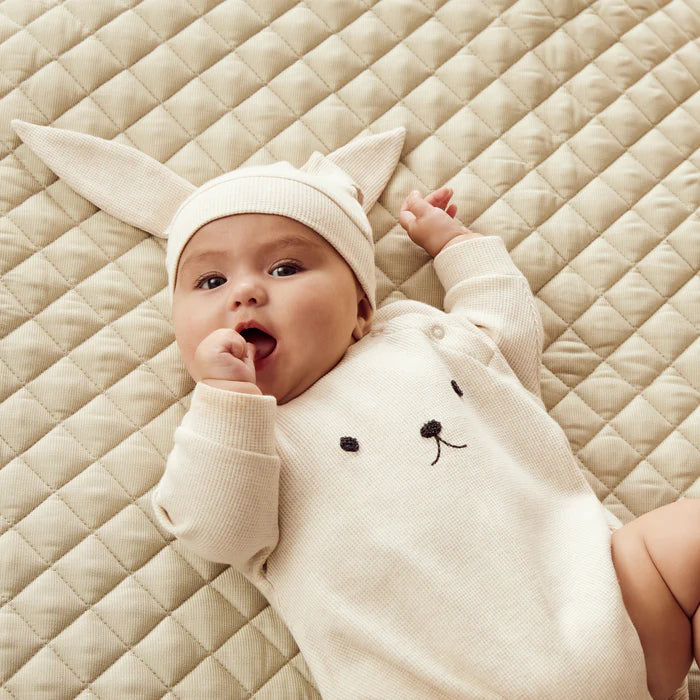 Wilson + Frenchy | Oatmeal Organic Waffle Bunny Set