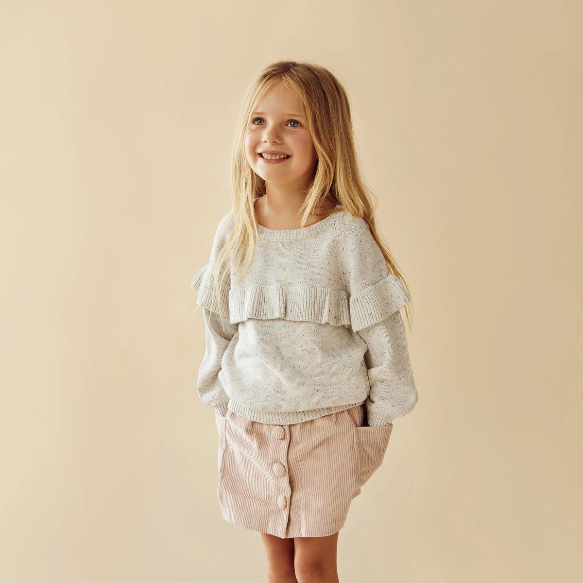 Wilson + Frenchy | Rose Organic Cord Skirt