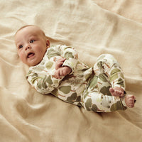Wilson + Frenchy | Little Trees Organic Zipsuit with Feet