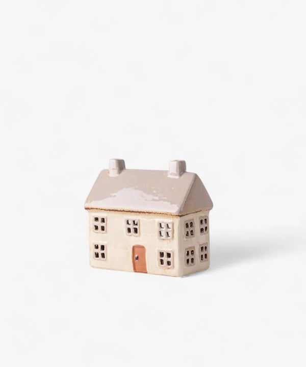 Alsace Cottage Tea Light - Light Grey