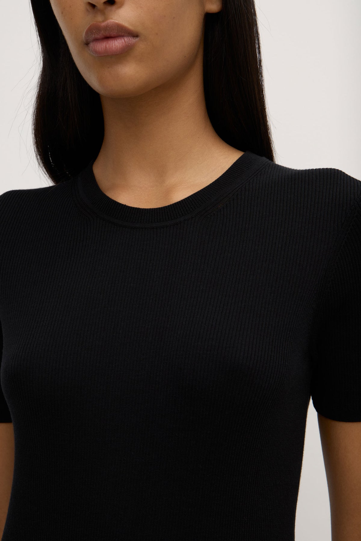Assembly Label | Amira Knit Tee - Black