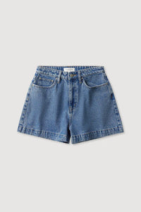 Assembly Label | Boxy Denim Short - Dark Stone