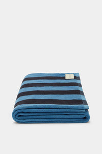 Assembly Label | Cotton Stripe Beach Towel - Bahama/True Navy