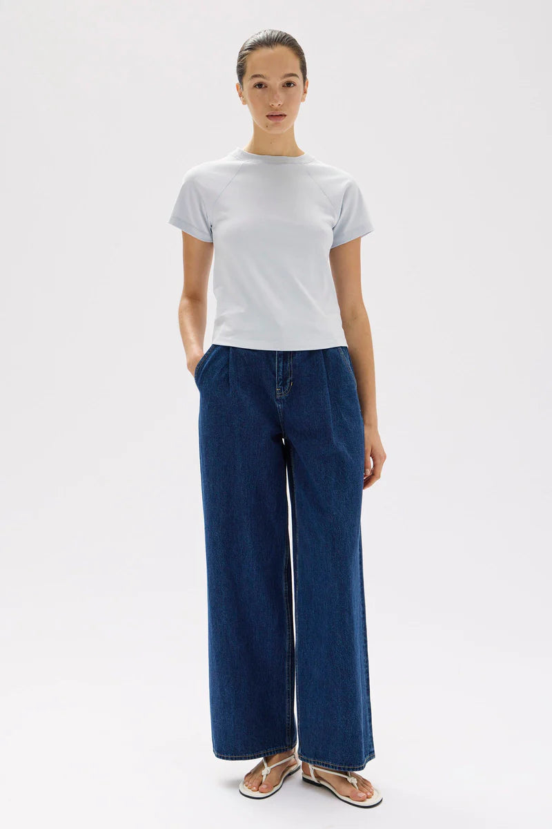 Assembly Label | Avery Short Sleeve Tee - Blue Haze