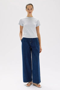 Assembly Label | Avery Short Sleeve Tee - Blue Haze