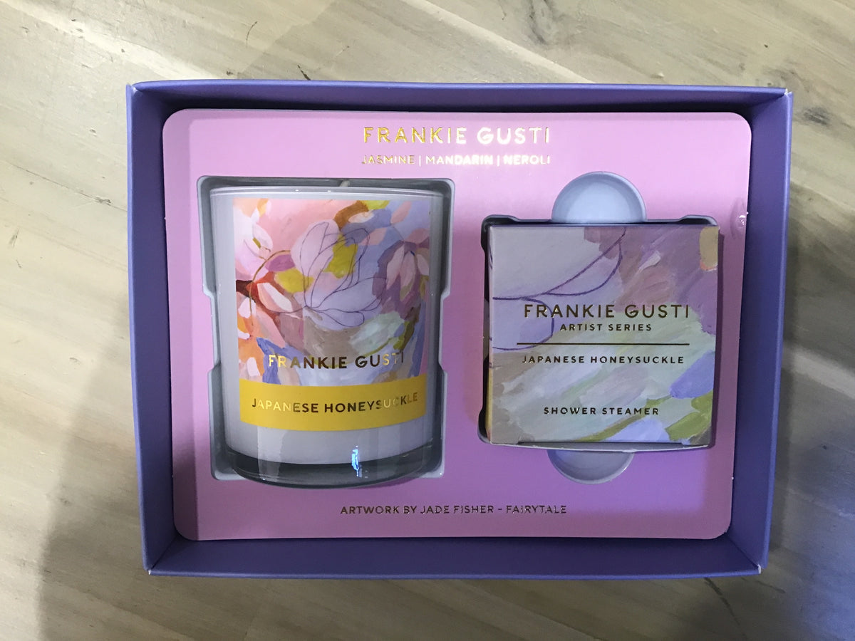 Frankie Gusti | Candle & Steamer Duo | Japanese Honeysuckle