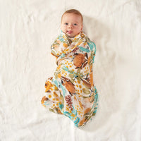 BANABAE | WATTLE WANDER BAMBOO / ORGANIC COTTON SWADDLE