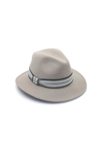 Selwyn Wool Felt Fedora - Grey