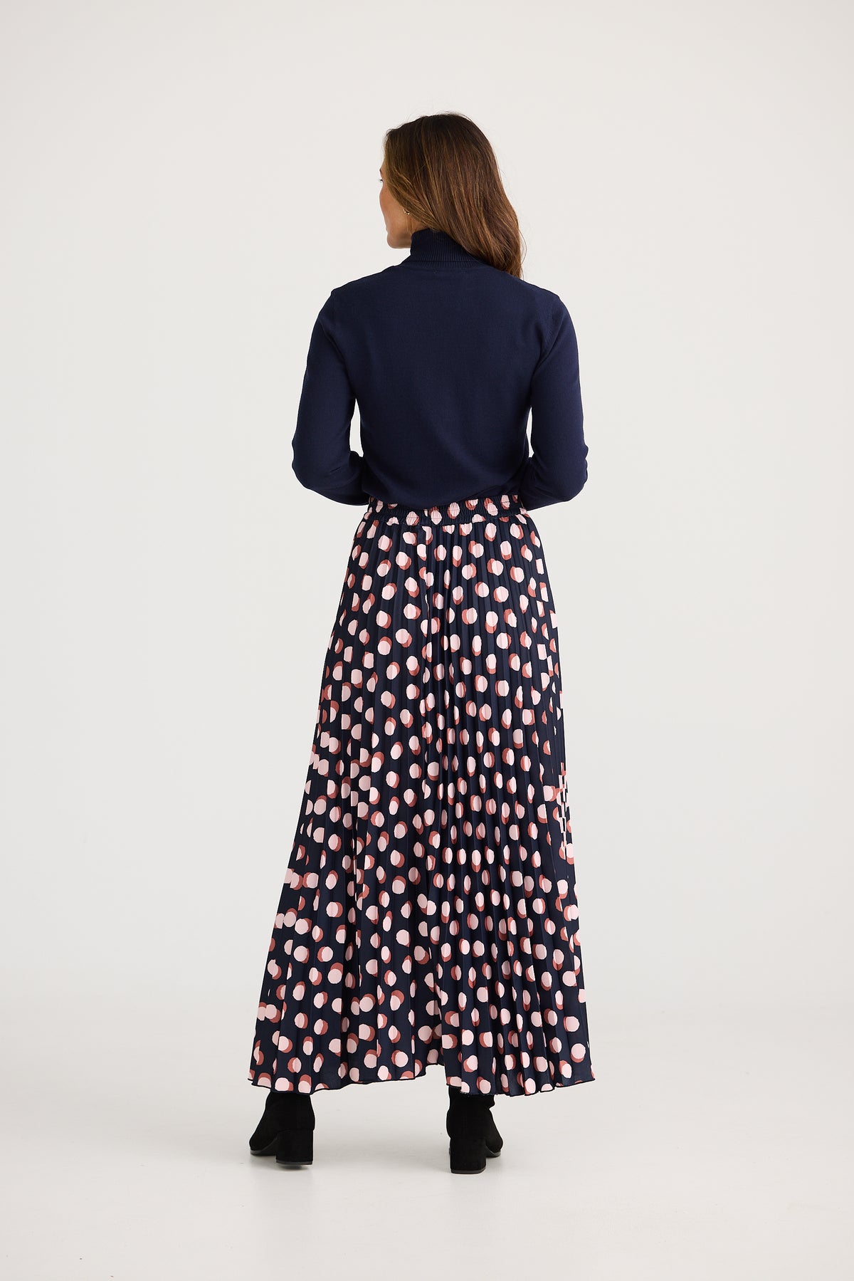 Brave + True | Alias Pleated Skirt - Spot