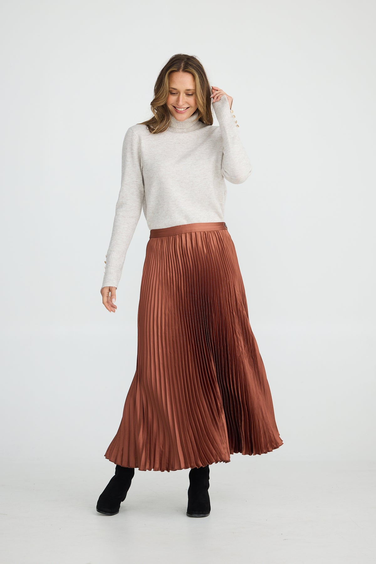 Brave + True | Identity Skirt - Chestnut