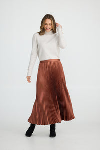 Brave + True | Identity Skirt - Chestnut