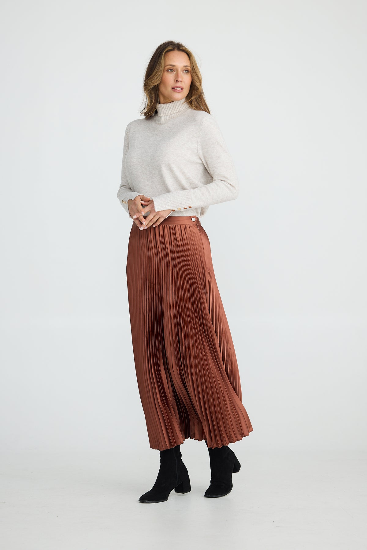 Brave + True | Identity Skirt - Chestnut