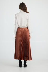 Brave + True | Identity Skirt - Chestnut