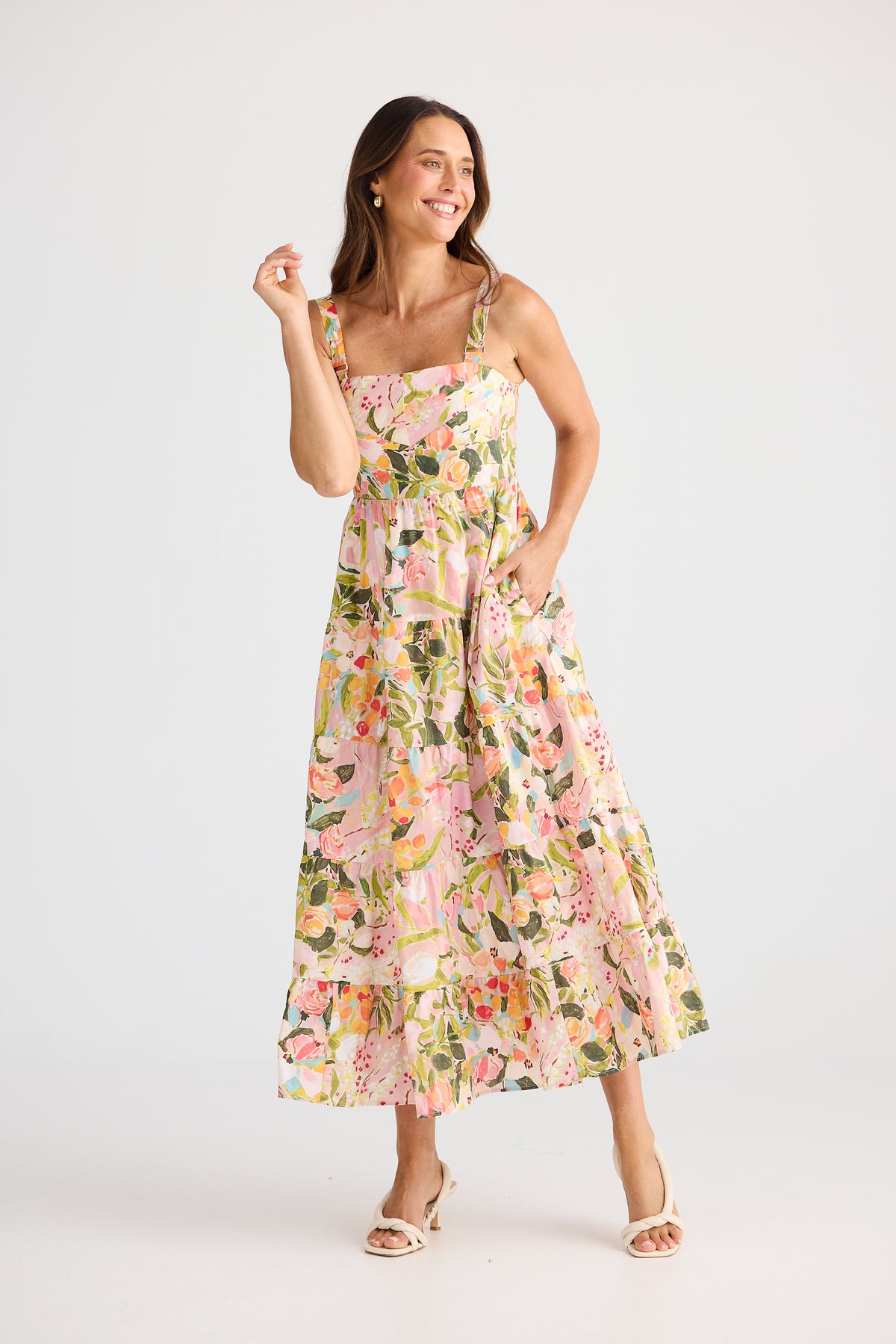 Brave + True | Gelato Midi Dress - Zoe's Garden