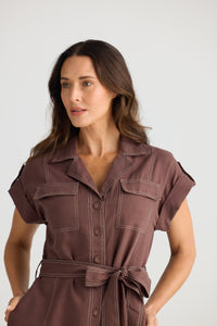 Brave + True | Portia Dress - Chocolate