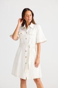 Brave + True | Leroy Dress - Milk