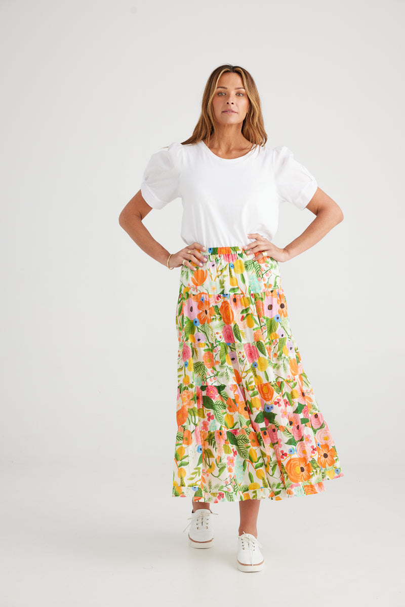 Brave + True |  Wonderland Skirt - Blossom