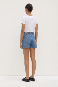 Assembly Label | Boxy Denim Short - Dark Stone