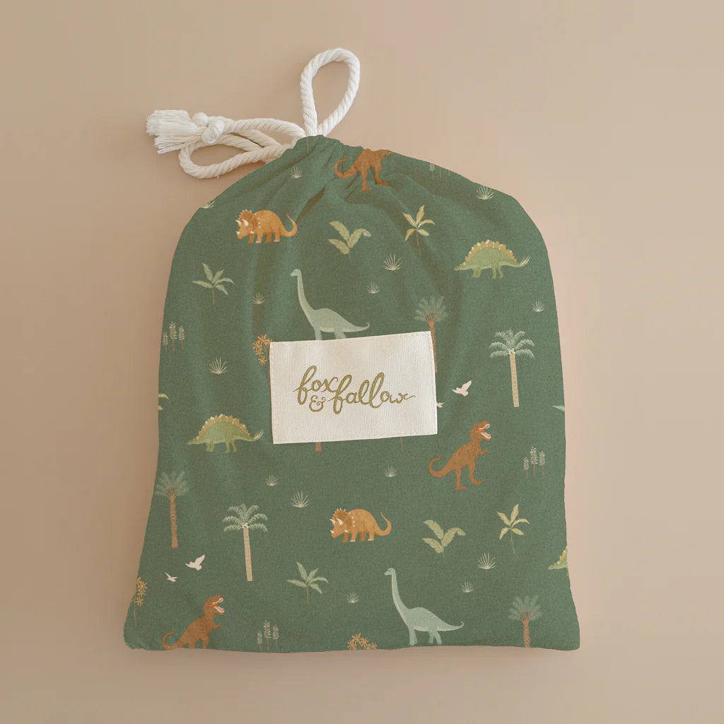 Fox & Fallow | Dinos Organic Fitted Cot Sheet