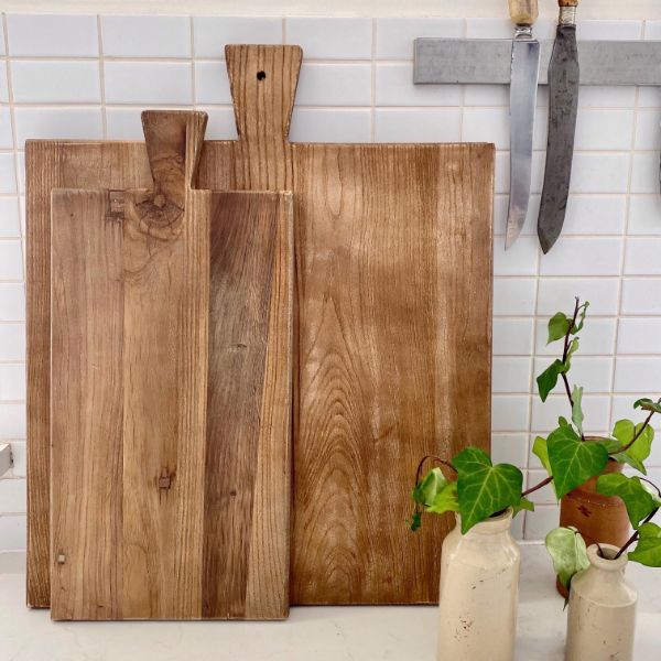 Rectangle Elm Timber Board