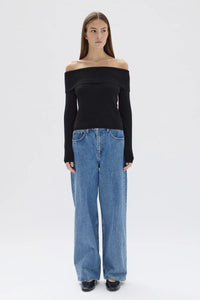 Assembly Label | Cari Off-Shoulder Merino Wool Top