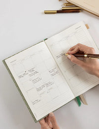 Bespoke Letterpress | 2026 Teachers Desktop Planner - Finch Bramble