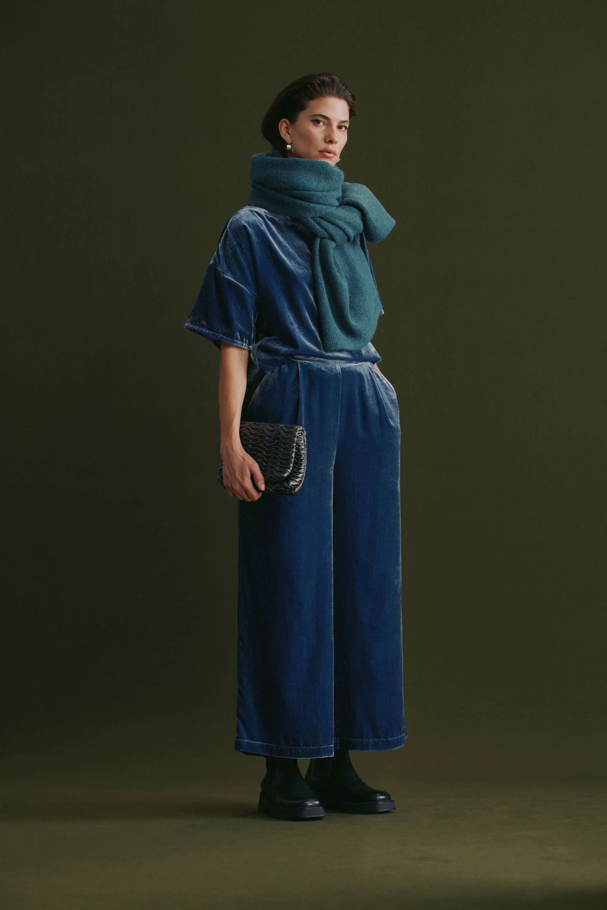 ELK | Suuri Wide Leg Pant - Blue Steel