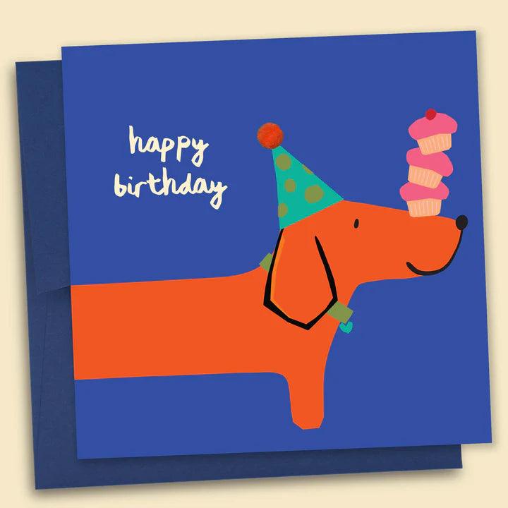 Papernest | Happy Birthday Dachshund Card