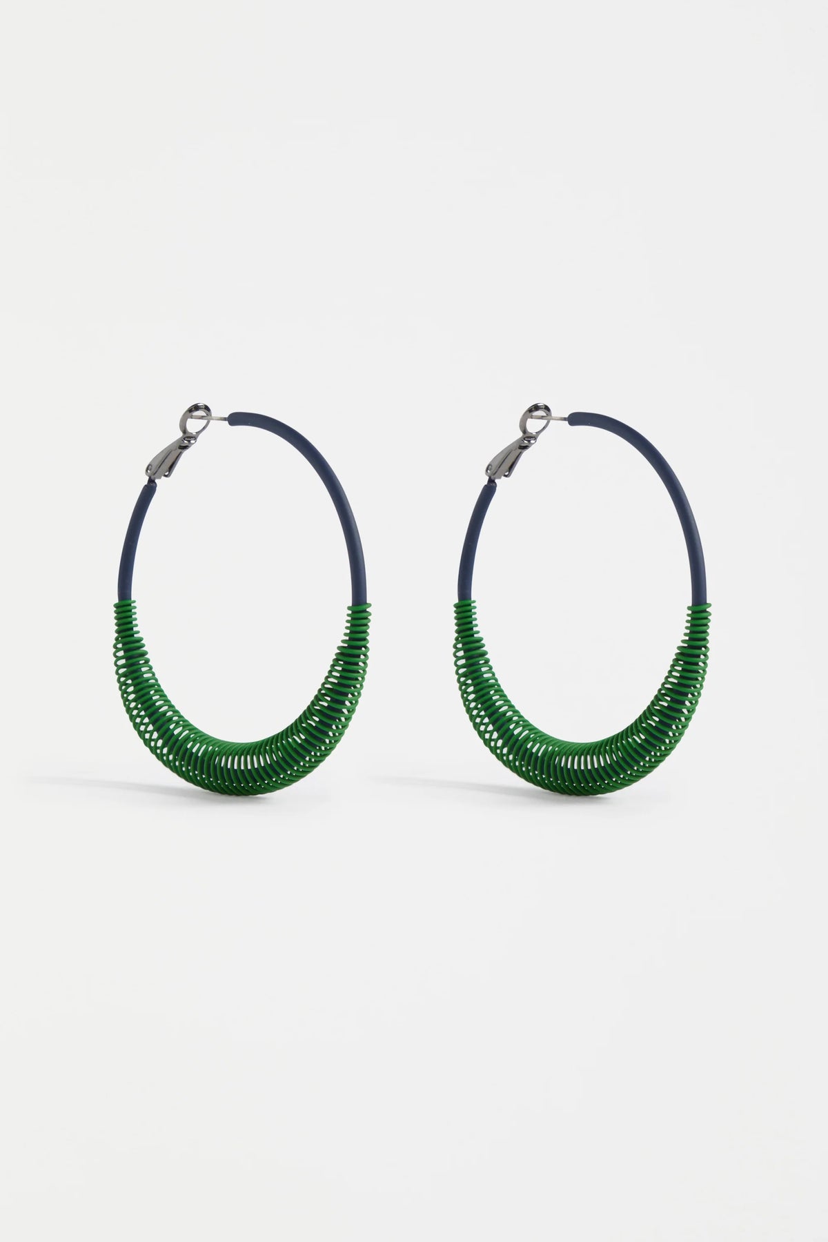 ELK | Solf Hoop Earring - Vine Green