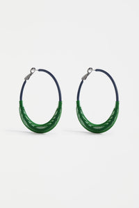ELK | Solf Hoop Earring - Vine Green