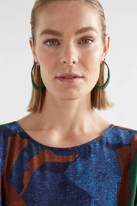 ELK | Solf Hoop Earring - Vine Green