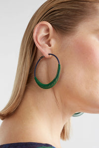 ELK | Solf Hoop Earring - Vine Green