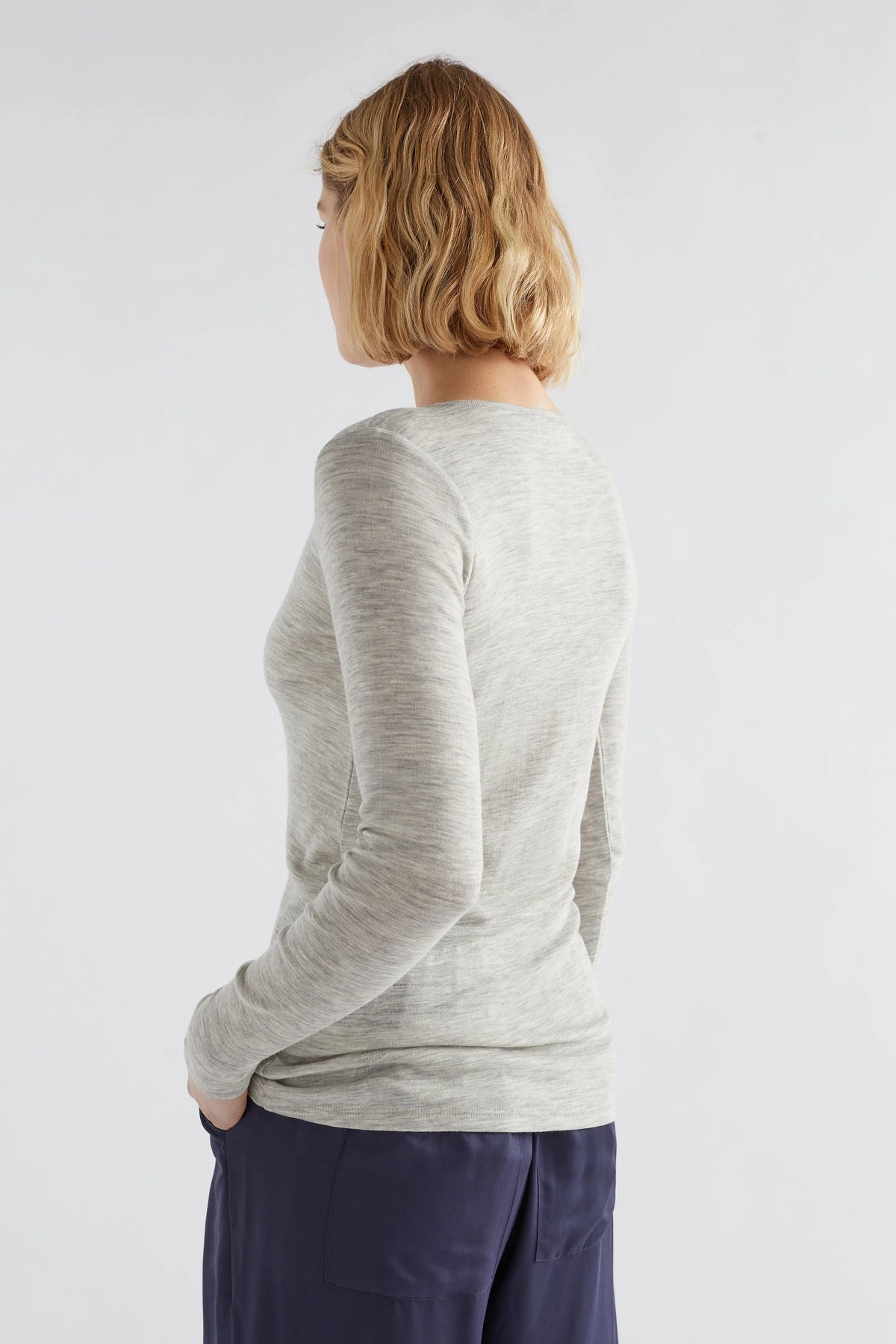 ELK | Merino Long Sleeve Top - Grey