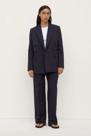 Assembly Label | Ellen Double Breasted Blazer - Navy