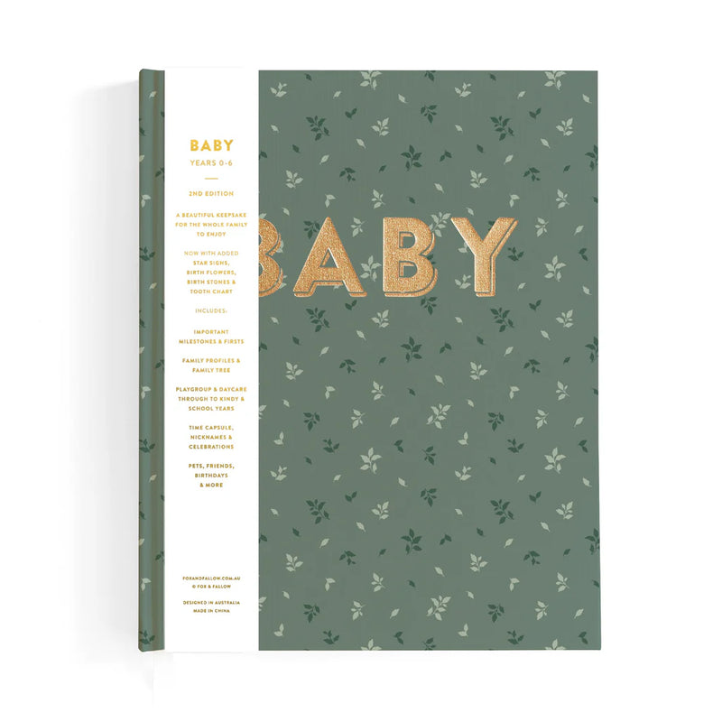 Fox & Fallow | Baby Book Pine