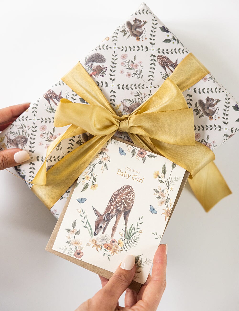 Bespoke Letterpress | Hello Sweet Baby Girl