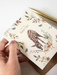 Bespoke Letterpress | Hello Sweet Baby Girl