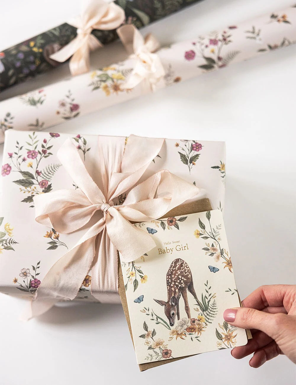 Bespoke Letterpress | Hello Sweet Baby Girl