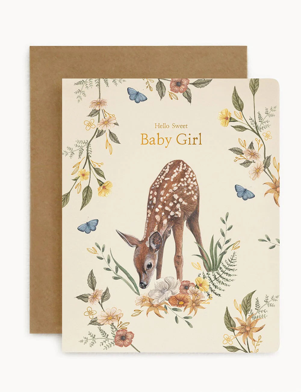 Bespoke Letterpress | Hello Sweet Baby Girl