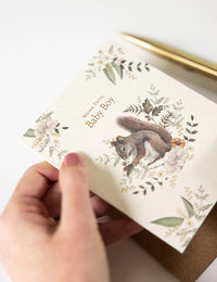 Bespoke Letterpress | Welcome Darling Baby Boy